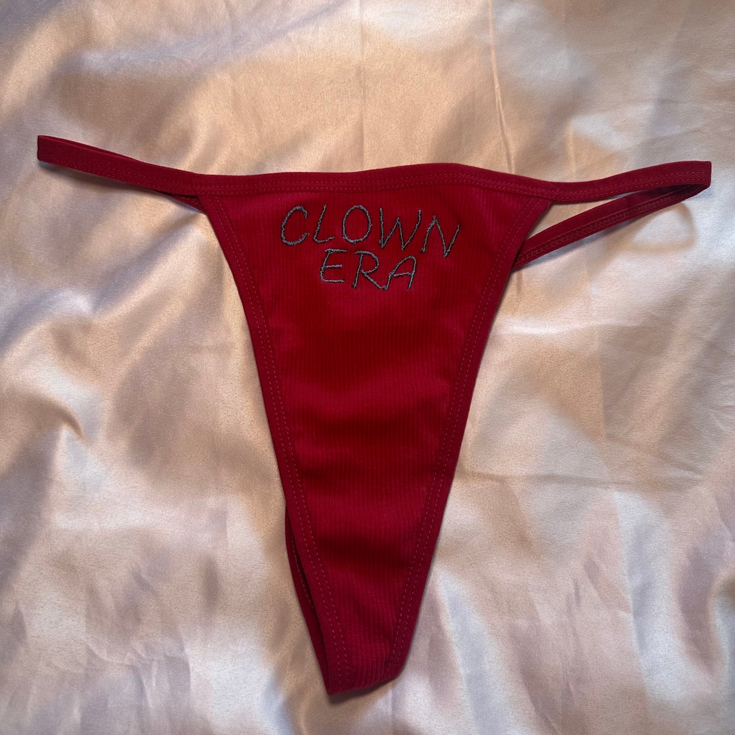 Clown Era Thong (S) maroon/blue