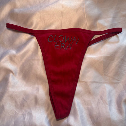 Clown Era Thong (S) maroon/blue