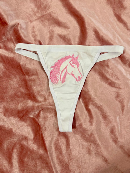 The Pink Pony Thong