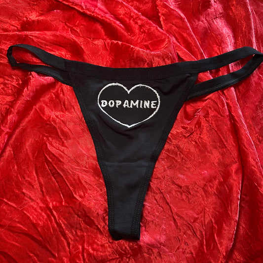 Dopamine Thong (XL) black/white