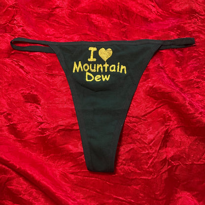 Mountain Dew Thong (S) green/green
