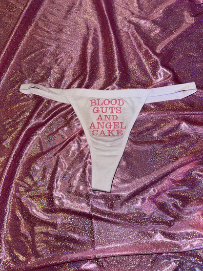 Blood Guts & Angel Cake Thong