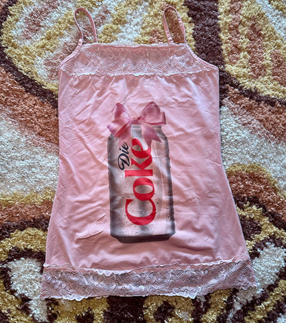 Pink Diet Coke Tank Top (S)