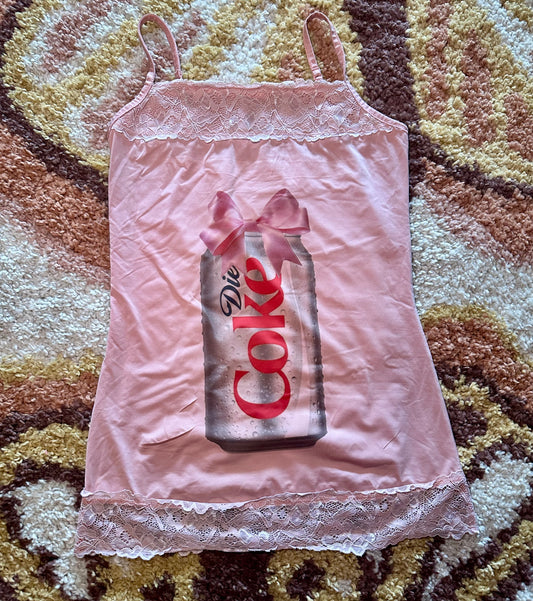 Pink Diet Coke Tank Top (S)