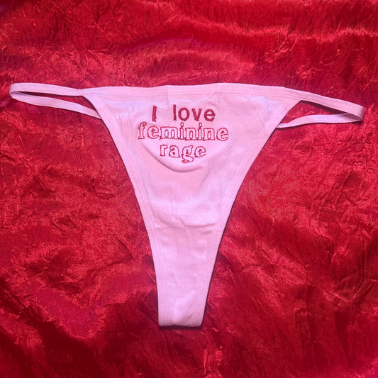 PREORDER Feminine Rage Thong
