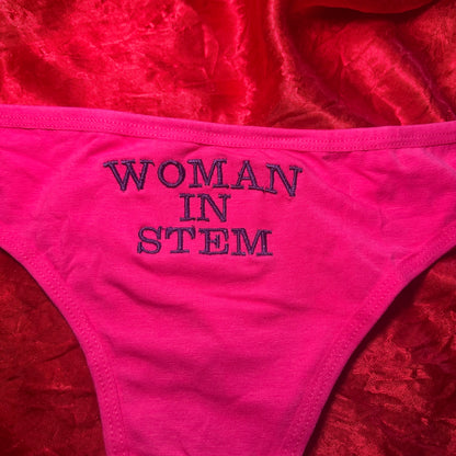 Woman in Stem Pantie Thong (L) pink/purple