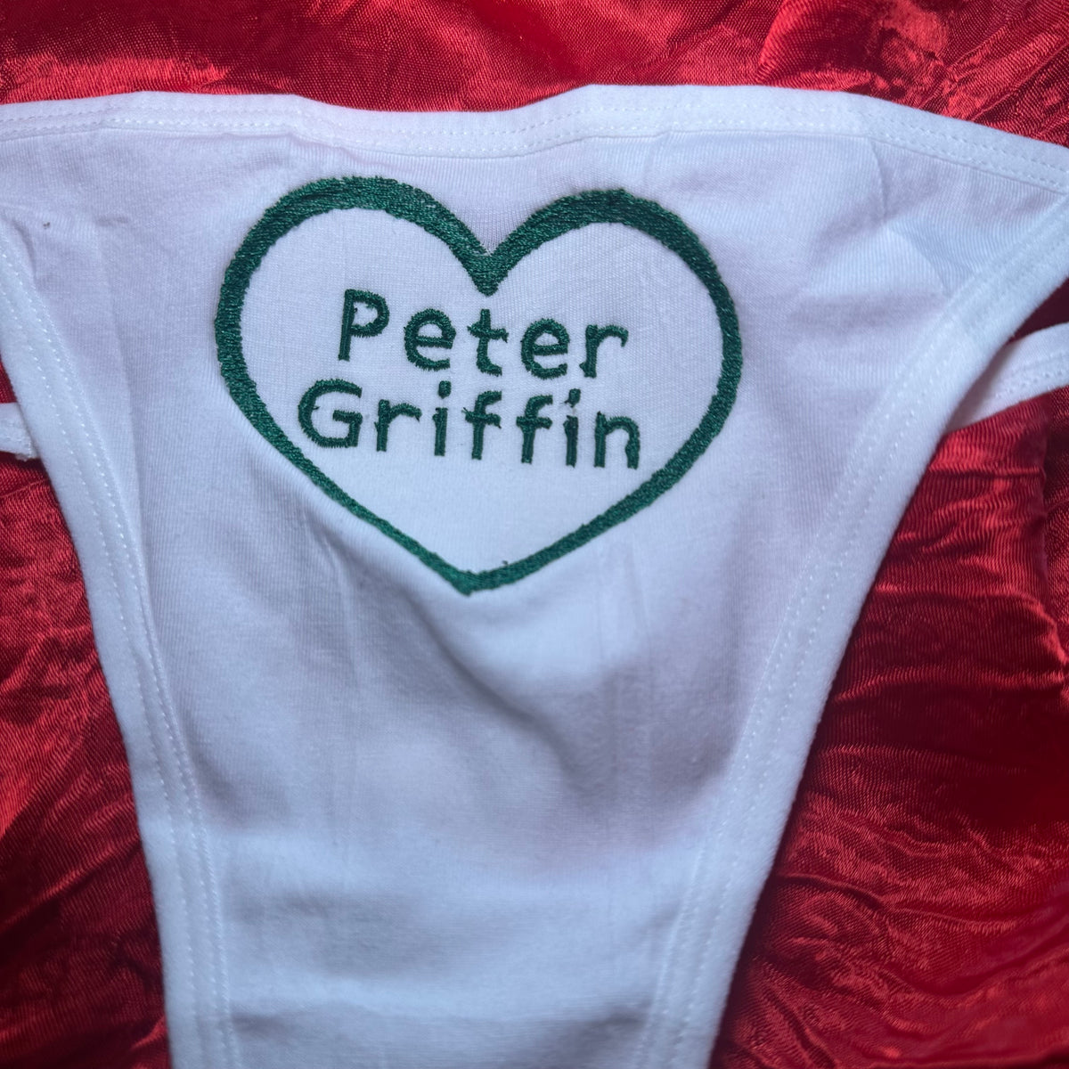 Peter Griffin Thong (L) white/green
