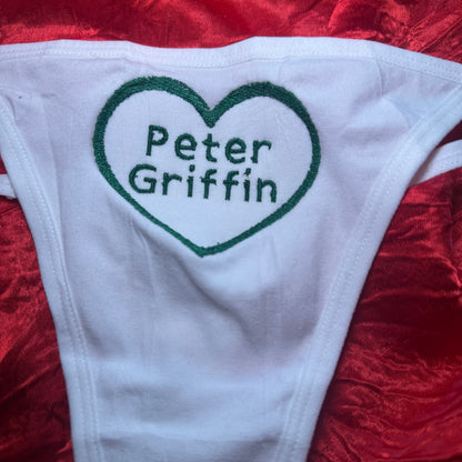 Peter Griffin Thong (L) white/green