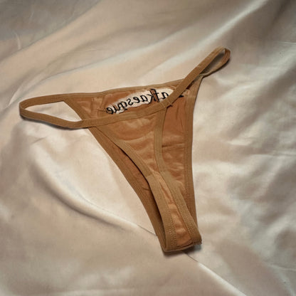 Kafkaesque Thong (S) beige/black
