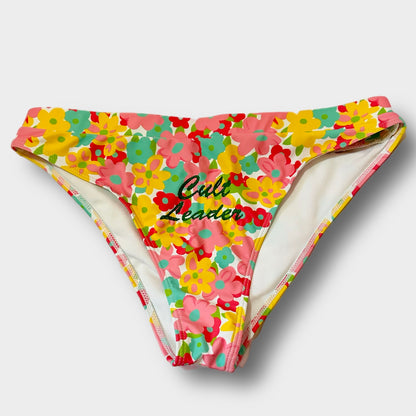 Cult Leader Floral Swimsuit Bottoms (L)