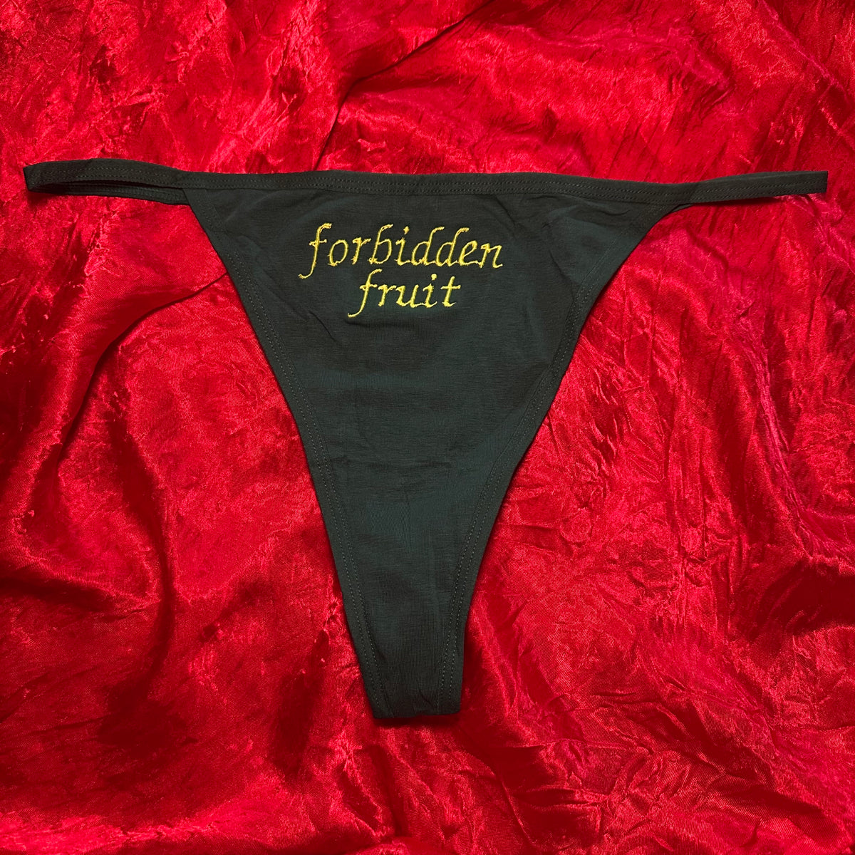 Forbidden Fruit Thong (XXL) green/green