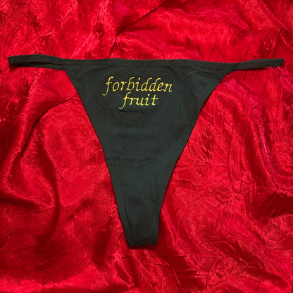 Forbidden Fruit Thong (XXL) green/green