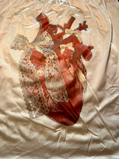 Bow Heart Slip Skirt (M)