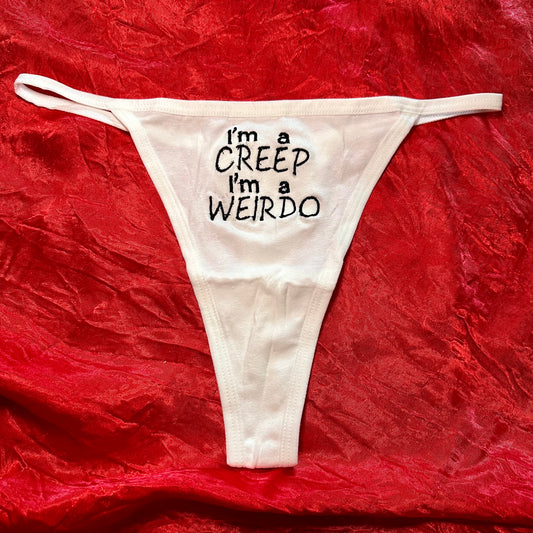 Creep Thong (S) white/black