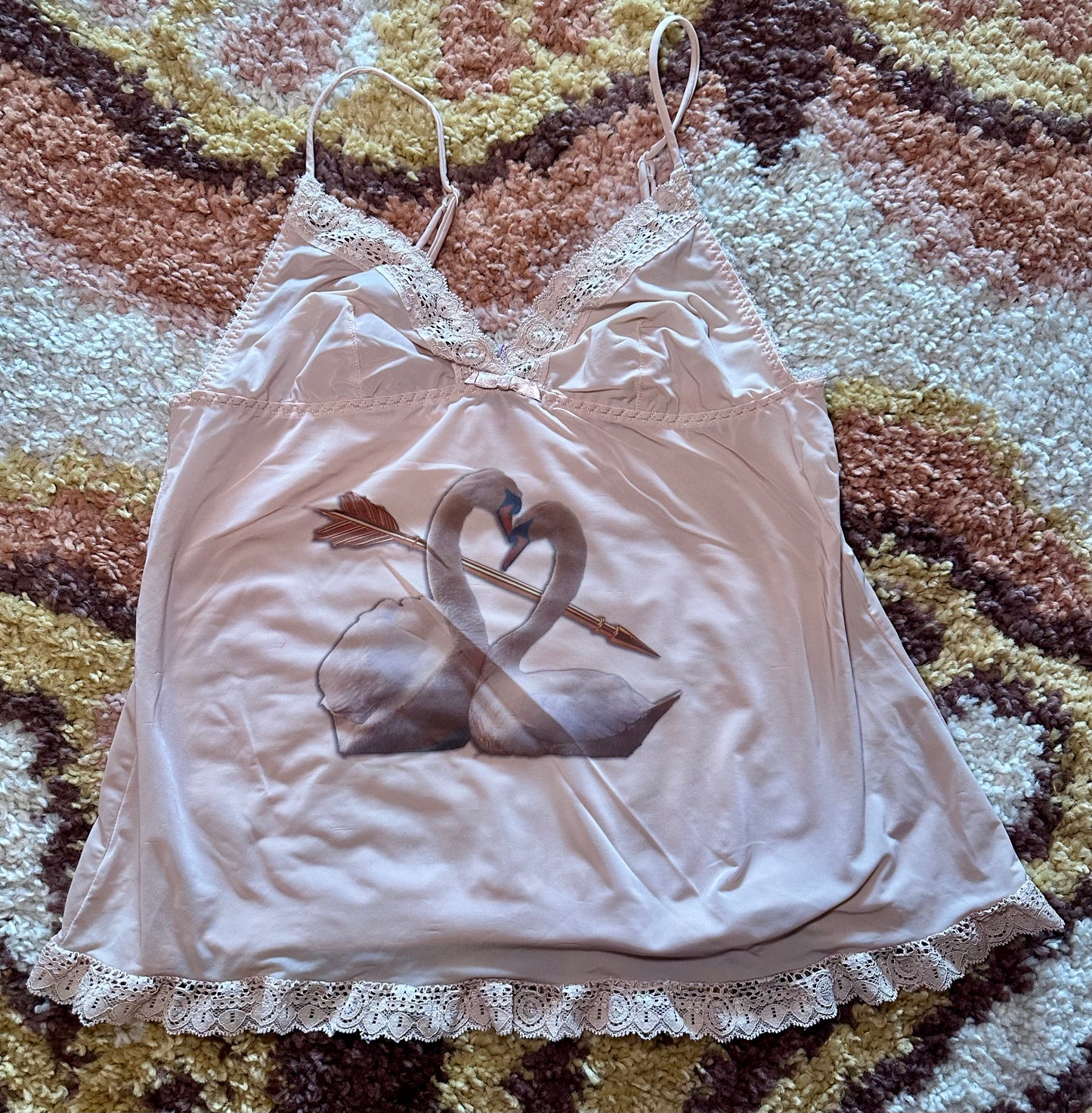 Heart Swans Lingerie Top (S)