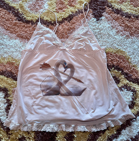 Heart Swans Lingerie Top (S)