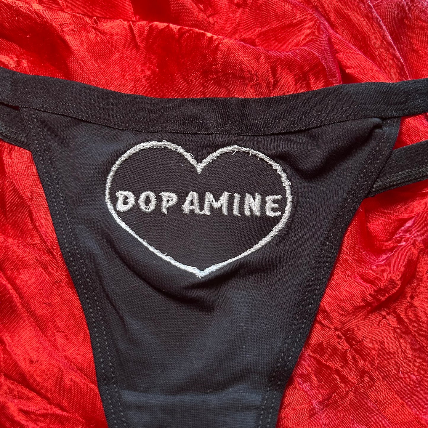 Dopamine Thong (XL) black/white