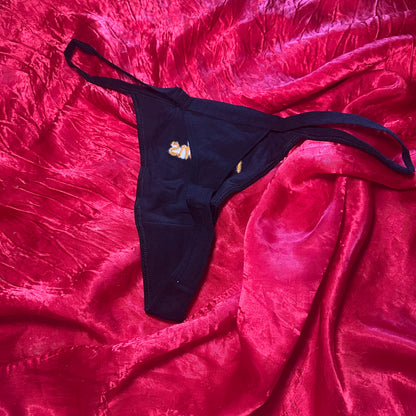 Minions Thong (L) black/yellow