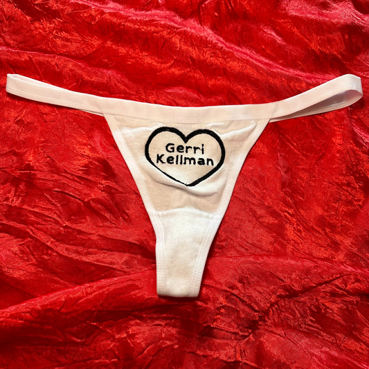 Gerri Kellman Thong (M) white/black