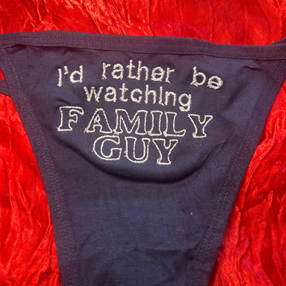 Family Guy Thong (M) navy/white