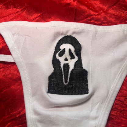 Ghostface Thong (L) white/black