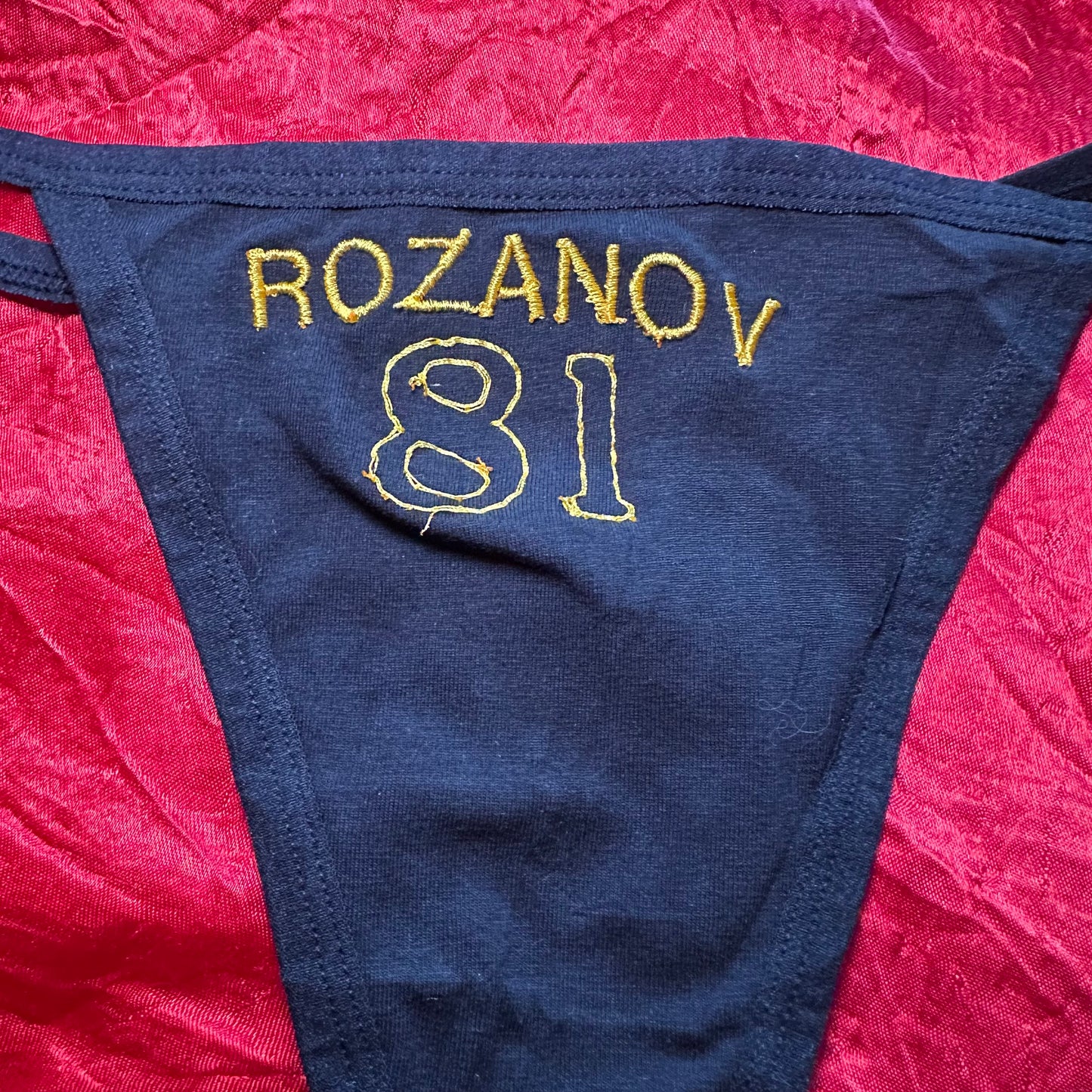 Rozanov Thong (S) black/yellow