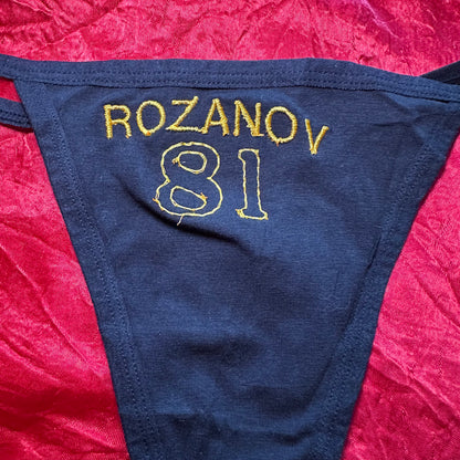 Rozanov Thong (S) black/yellow