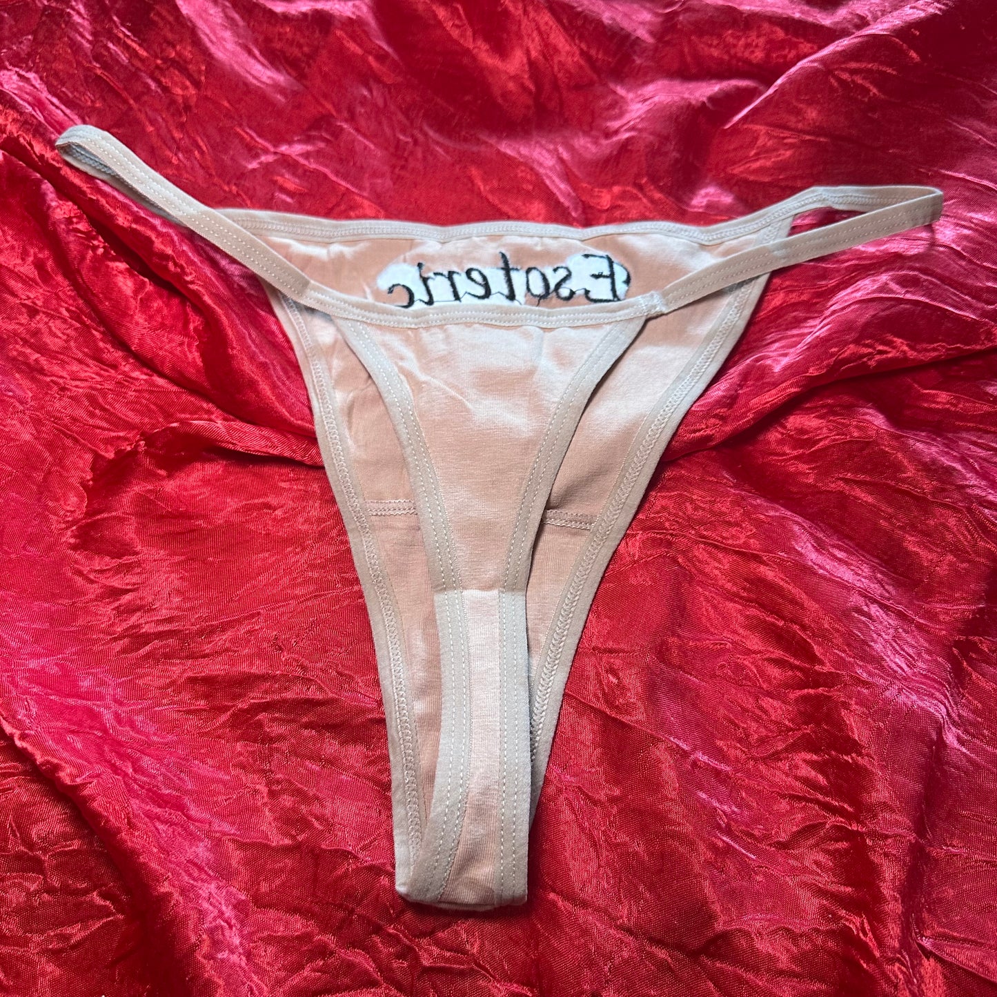 Esoteric Thong (L) beige/black