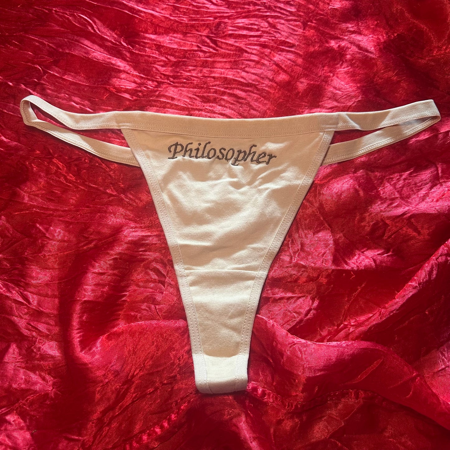 Philosopher Thong (XL) beige/brown