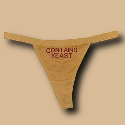 Contains Yeast Thong