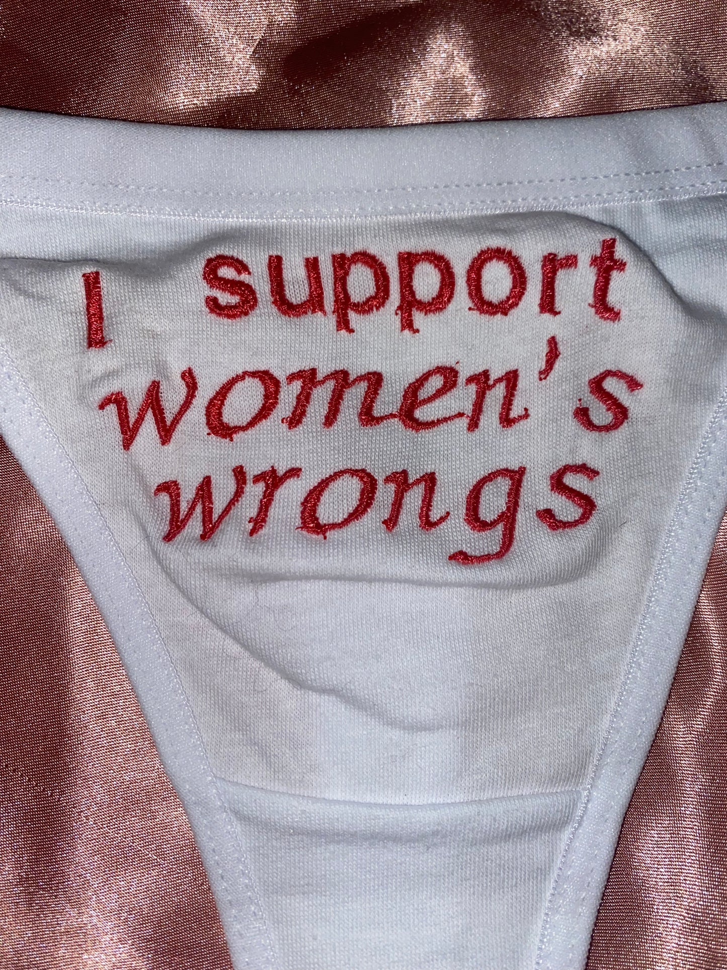 Women’s Wrongs Thong