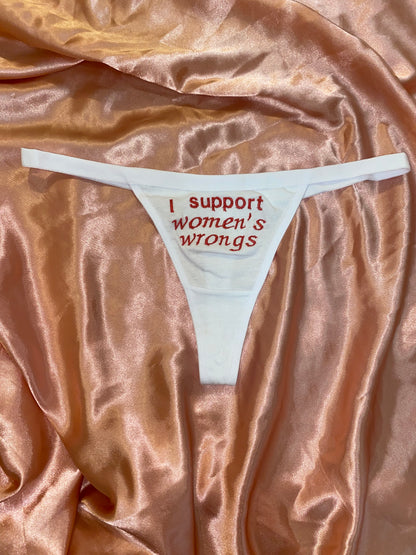 Women’s Wrongs Thong