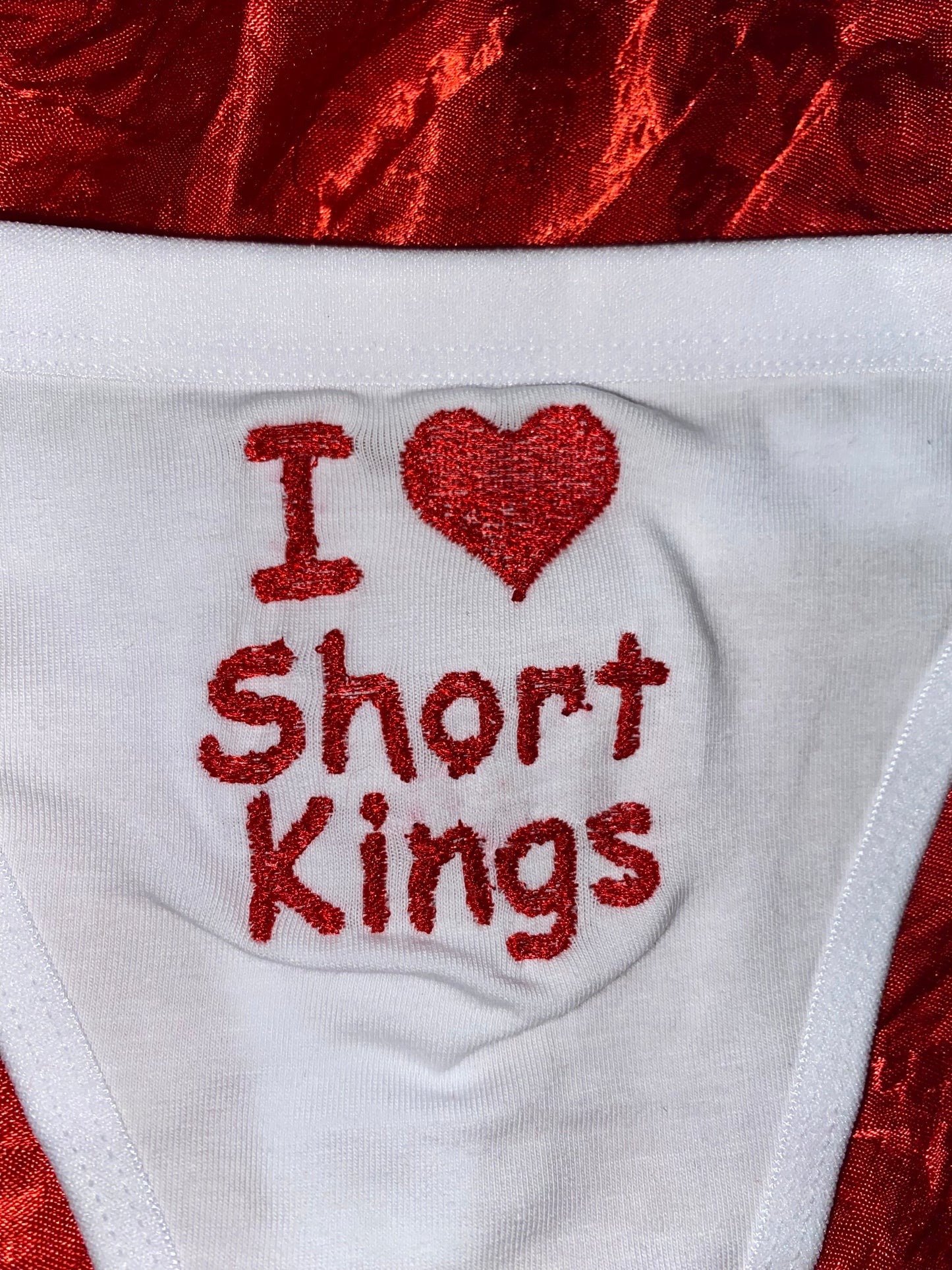 I Love Short Kings Thong