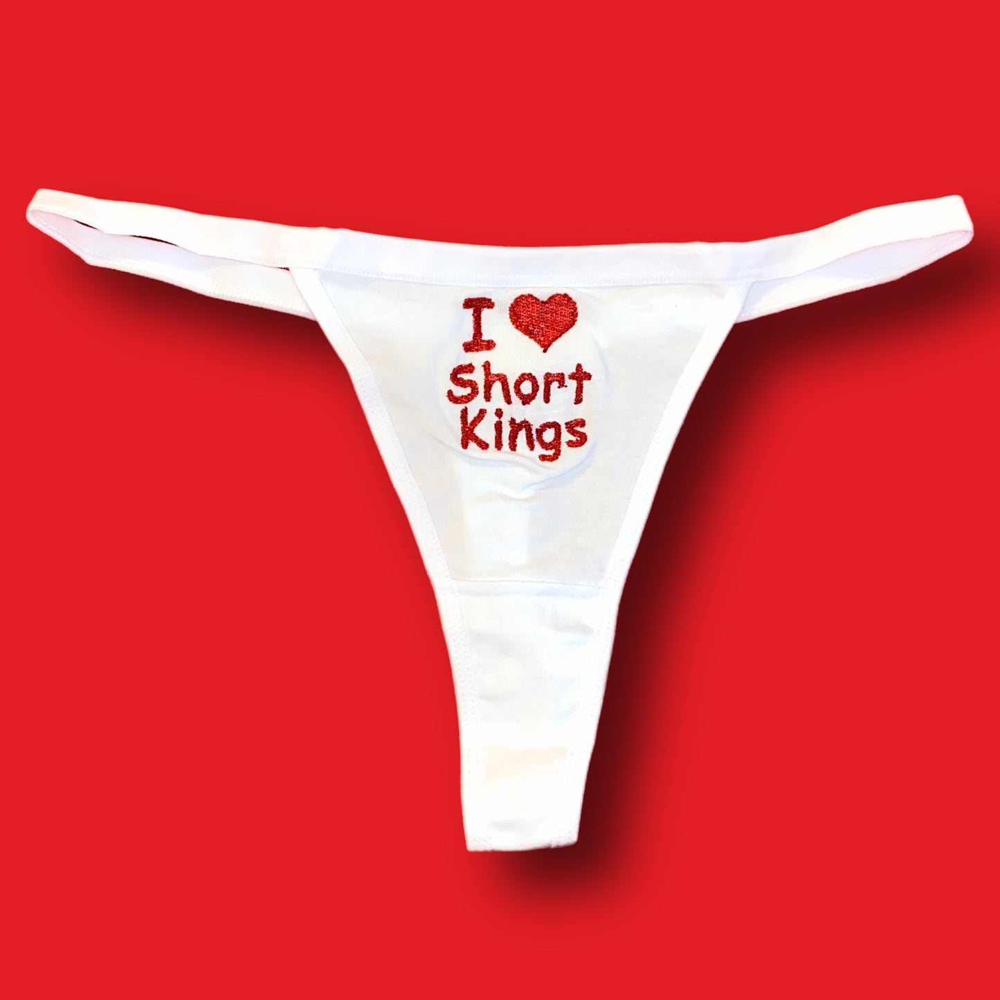 I Love Short Kings Thong