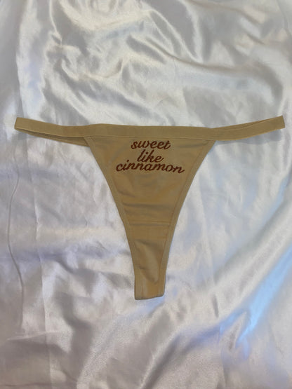 Sweet Like Cinnamon Thong