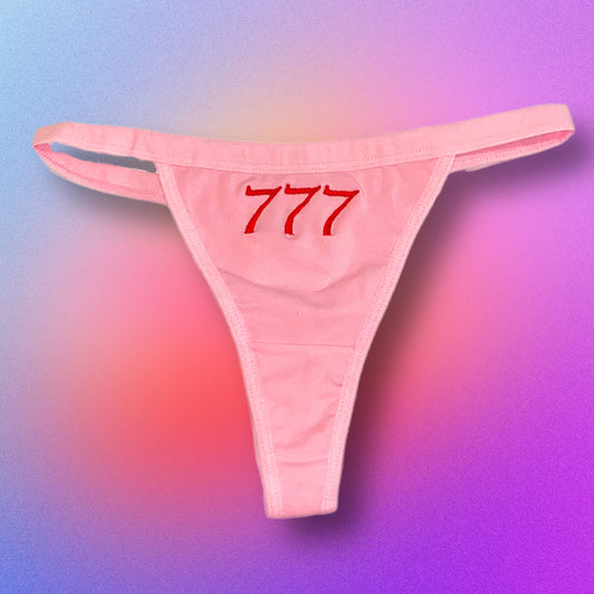 Custom Angel Number Thong