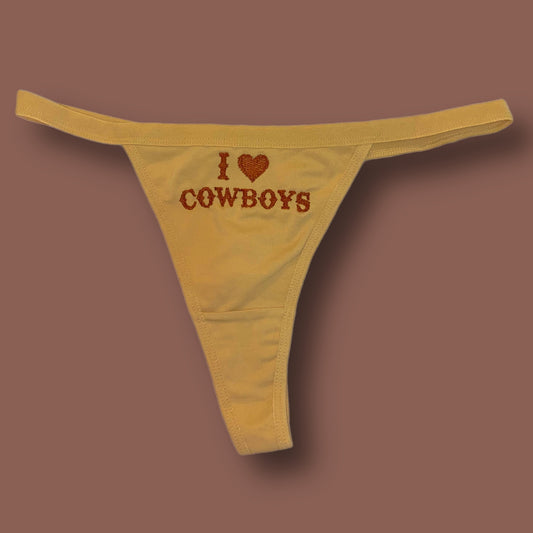 I love Cowboys Thong