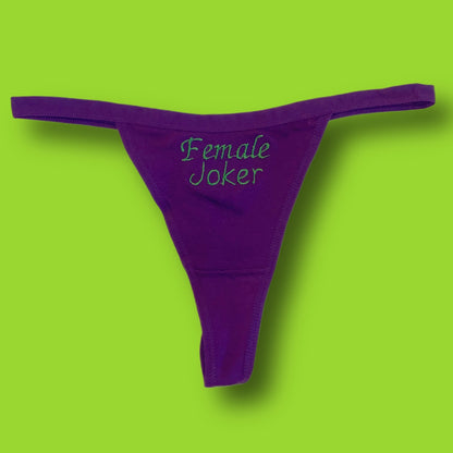 Female Joker Thong