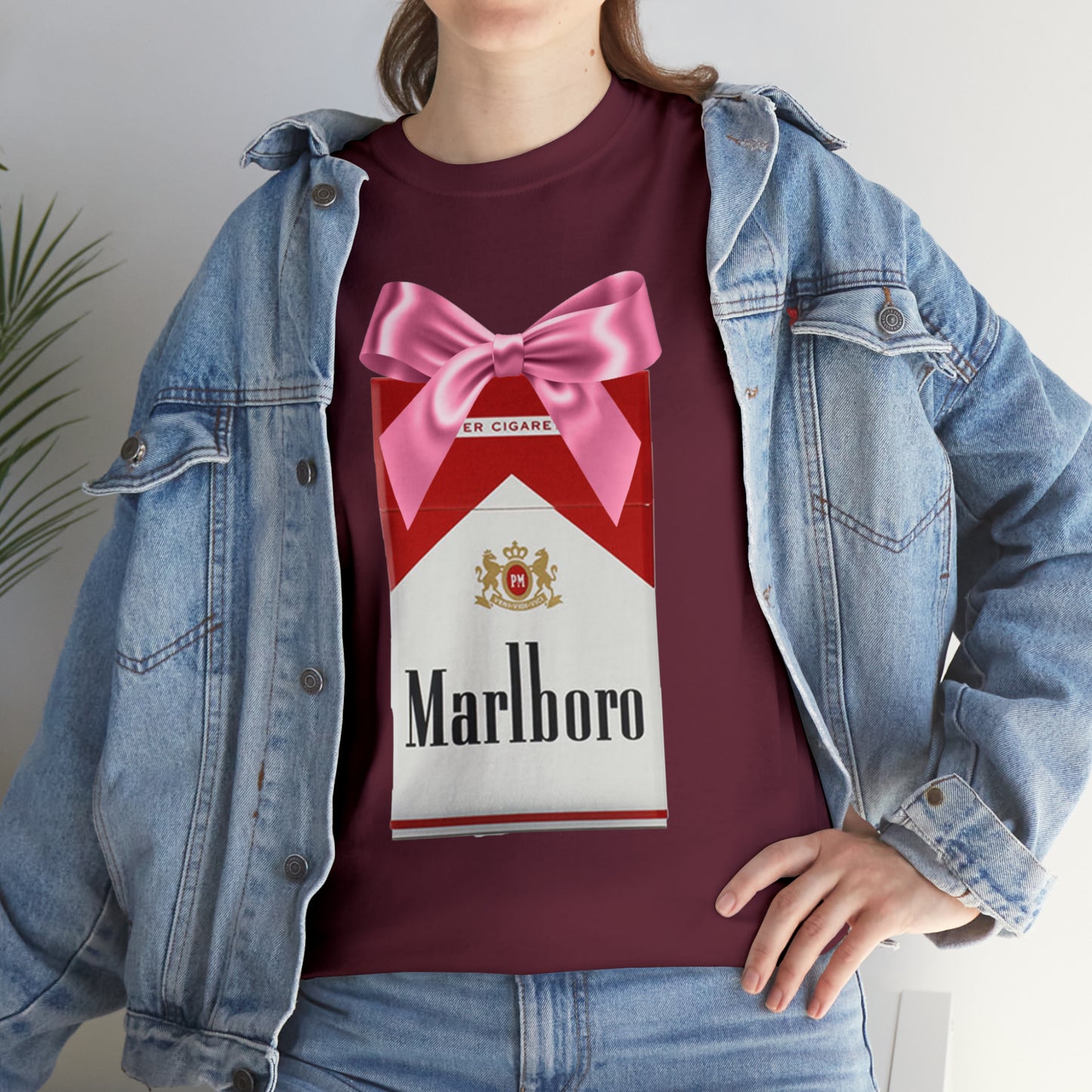 Cigarette Pack Bow T-Shirt