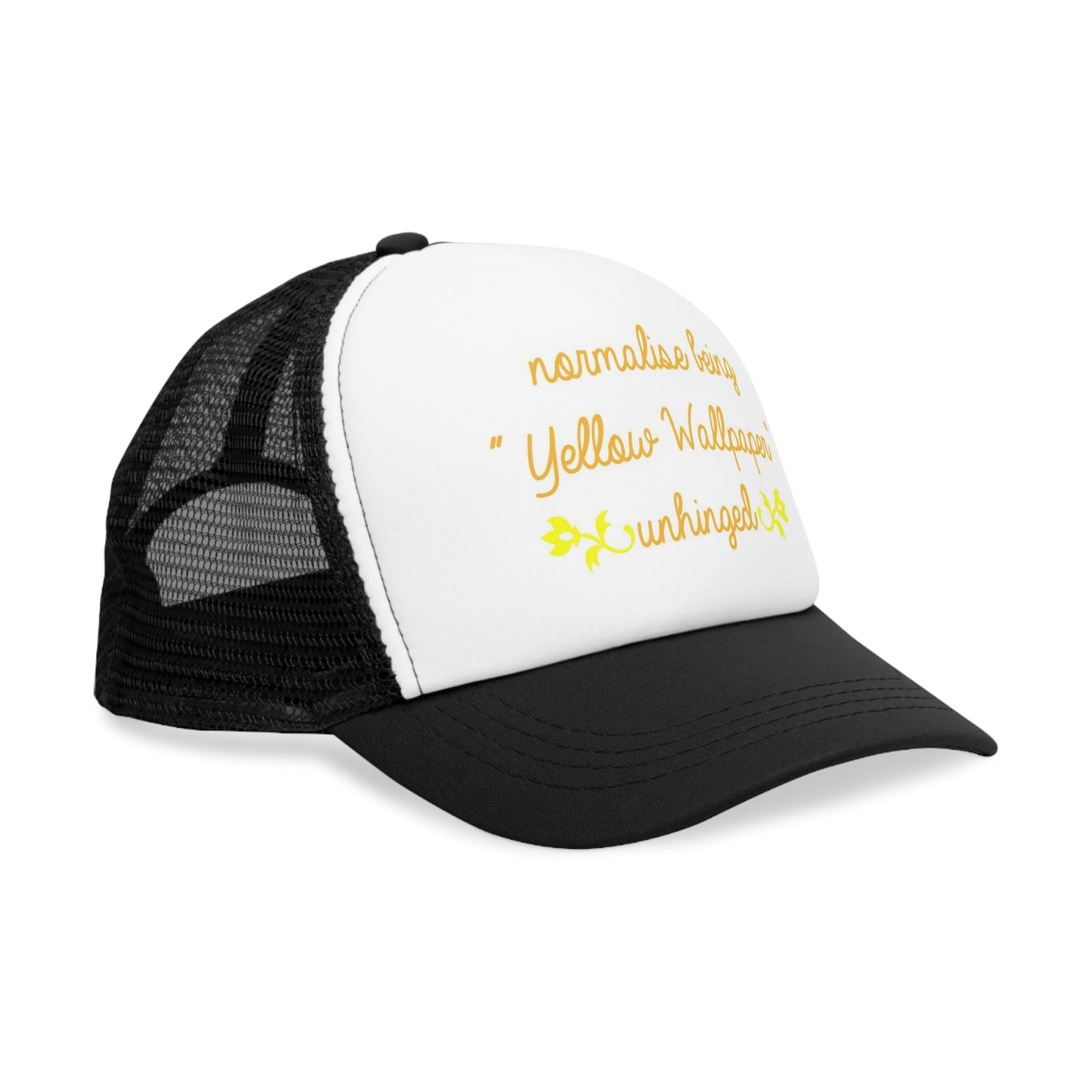 Yellow Wallpaper Trucker Hat