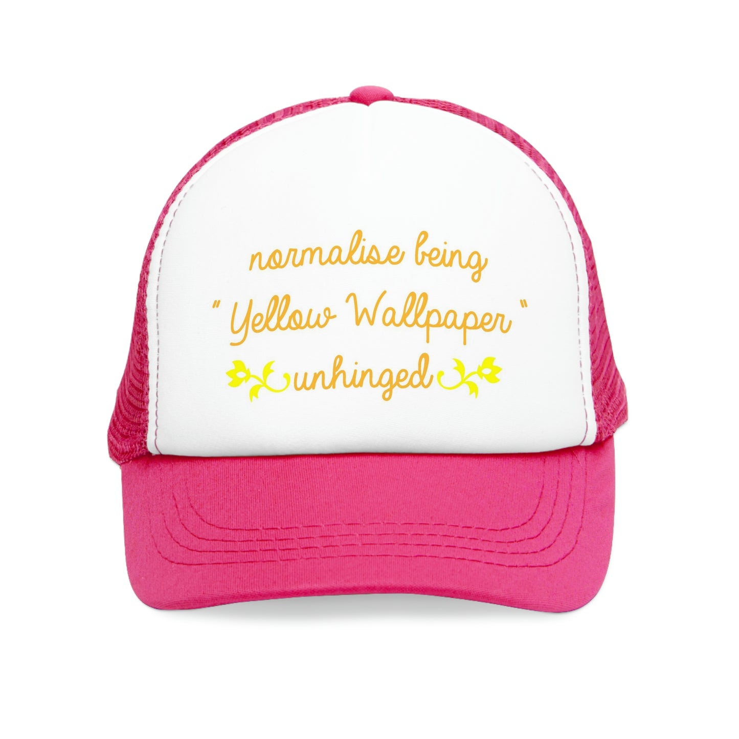 Yellow Wallpaper Trucker Hat