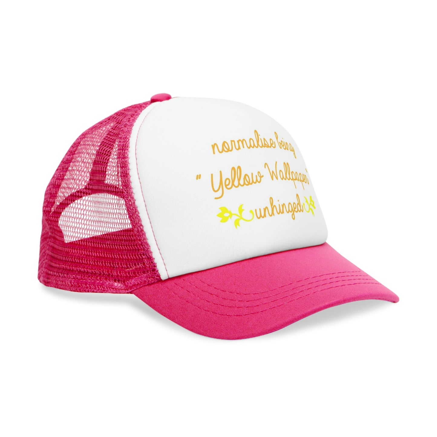 Yellow Wallpaper Trucker Hat