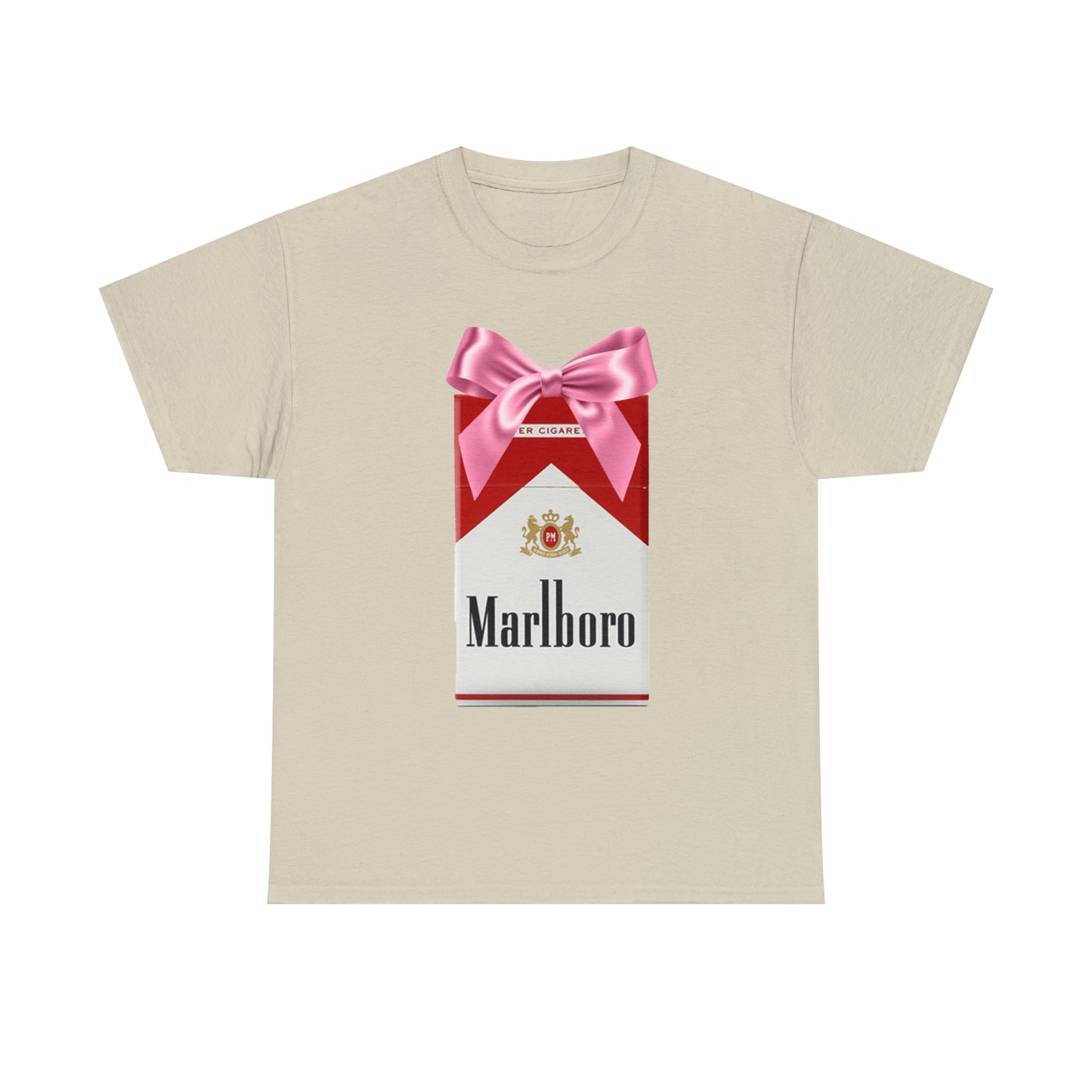 Cigarette Pack Bow T-Shirt