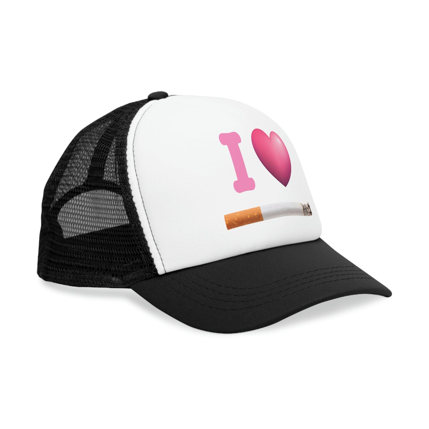 I Love Cigarette Trucker Hat