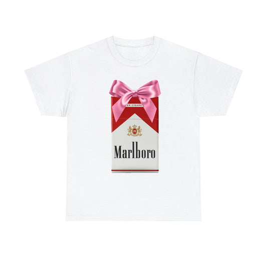 Cigarette Pack Bow T-Shirt