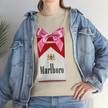 Cigarette Pack Bow T-Shirt