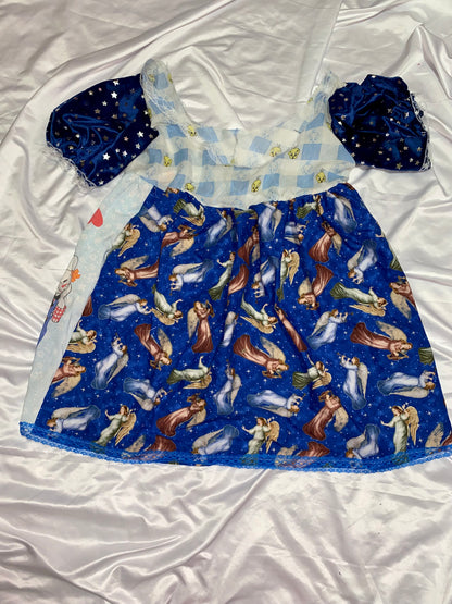 Blue Baby Doll Dress