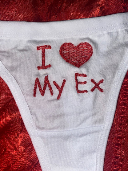 I Heart My Ex Thong