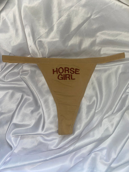 Horse Girl Thong