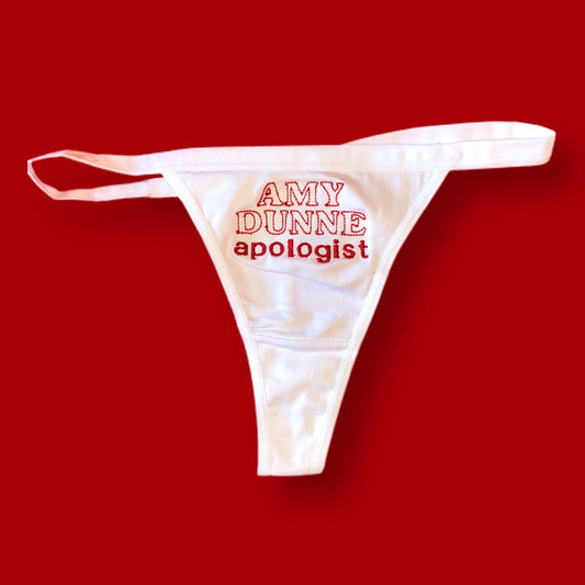 Amy Apologist Thong